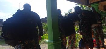 Setelah Penutupan, Anggota Satgas TMMD 110 Bojonegoro Kembali Ke Satuan
